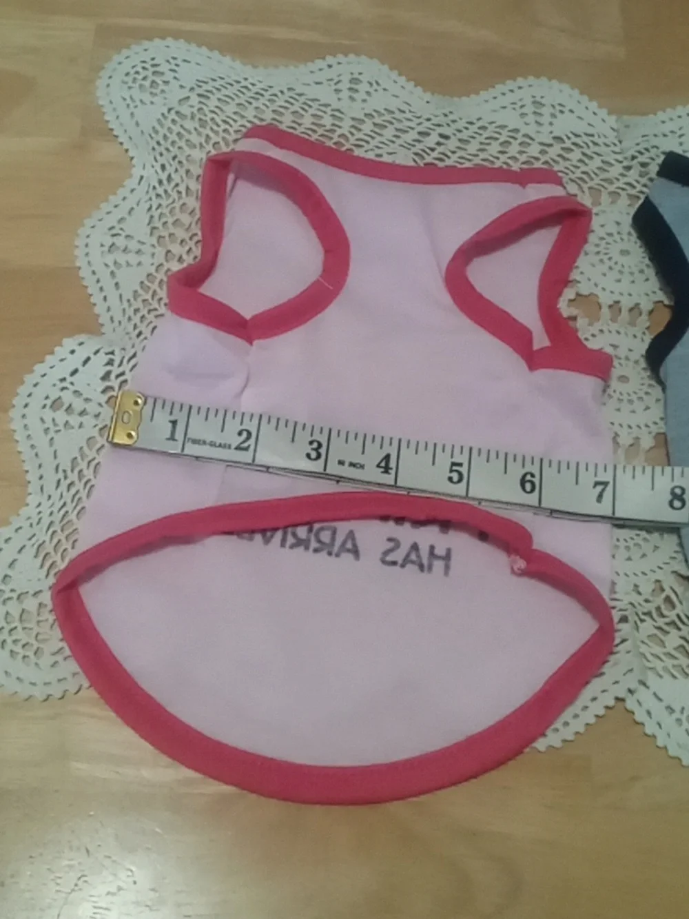 Two nwot female doggie shirts, for teeny tiny dog